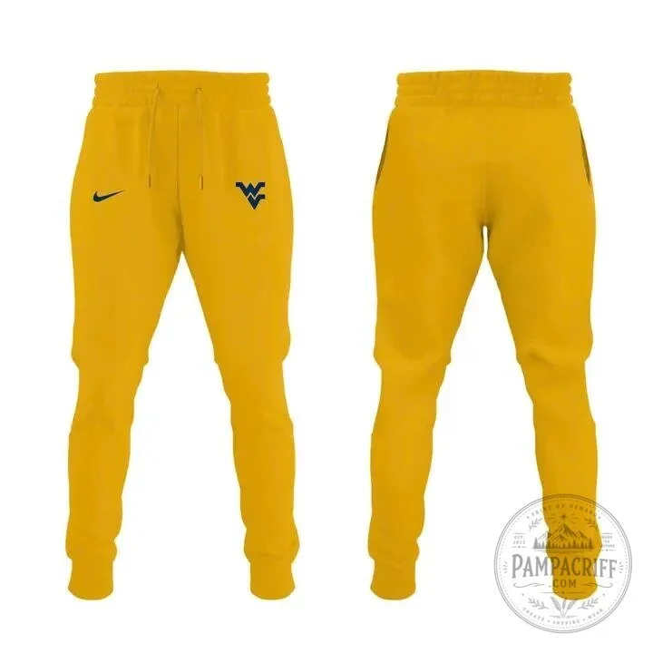 West Virginia Mountaineers Football Team Yellow Hoodie 15 West Virginia Mountaineers Football Team Yellow Hoodie