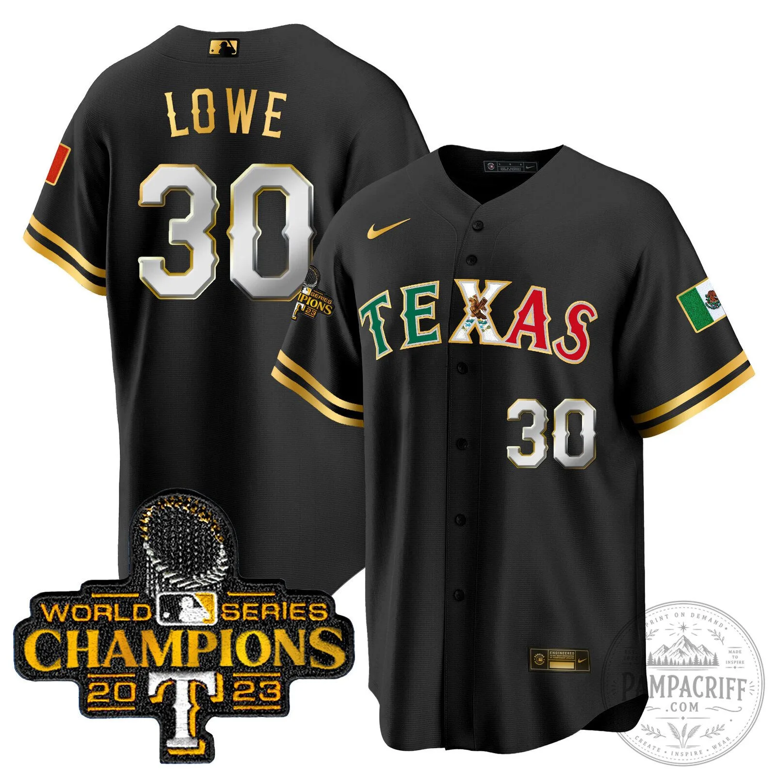 Corey Seager Texas Rangers 2023 World Series Champions Baseball Jersey 51 Corey Seager Texas Rangers 2023 World Series Champions Baseball Jersey
