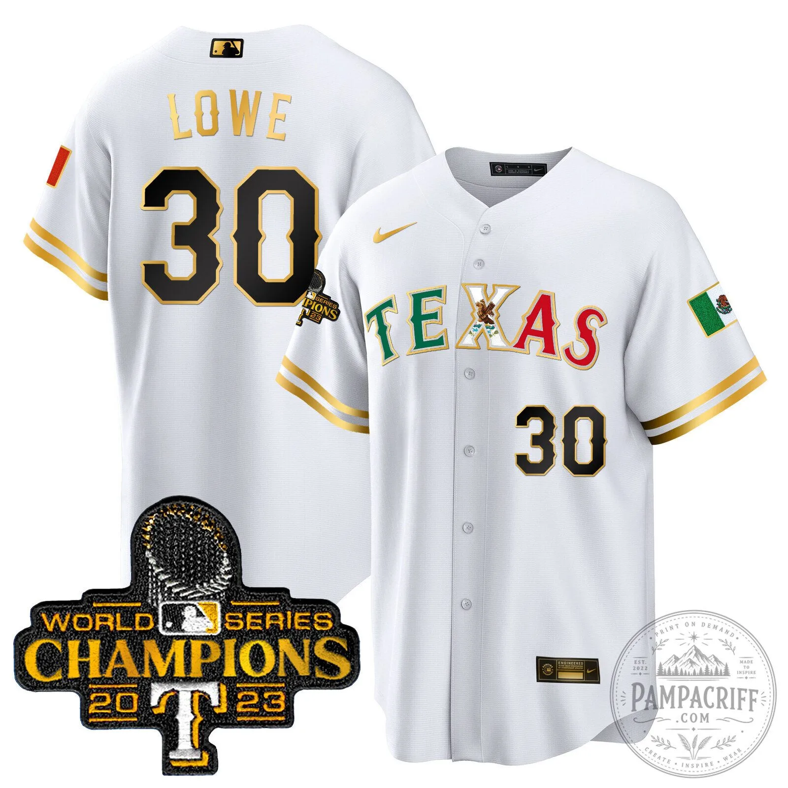 Corey Seager Texas Rangers 2023 World Series Champions Baseball Jersey 60 Corey Seager Texas Rangers 2023 World Series Champions Baseball Jersey