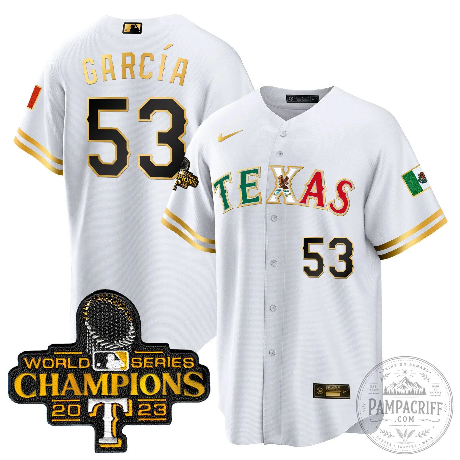 Corey Seager Texas Rangers 2023 World Series Champions Baseball Jersey 61 Corey Seager Texas Rangers 2023 World Series Champions Baseball Jersey