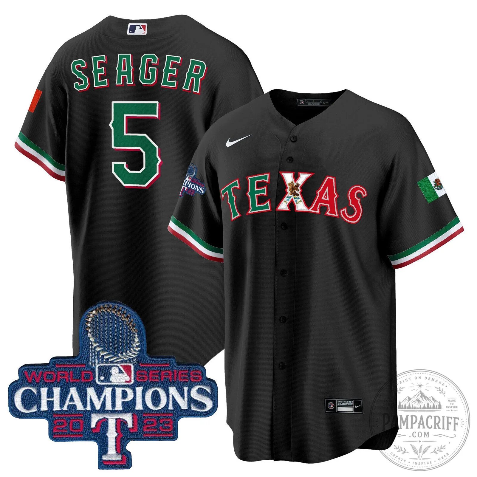 Corey Seager Texas Rangers 2023 World Series Champions Baseball Jersey 85 Corey Seager Texas Rangers 2023 World Series Champions Baseball Jersey