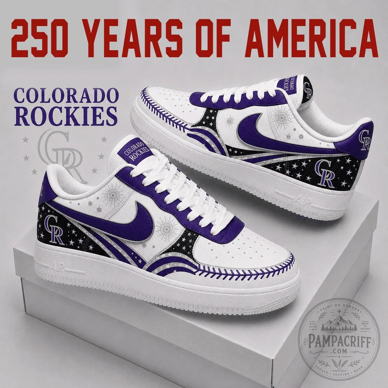 Colorado Rockies MLB Baseball Team Custom Air Force 1 Style Sneakers Shoes 3 Colorado Rockies MLB Baseball Team Custom Air Force 1 Style Sneakers Shoes
