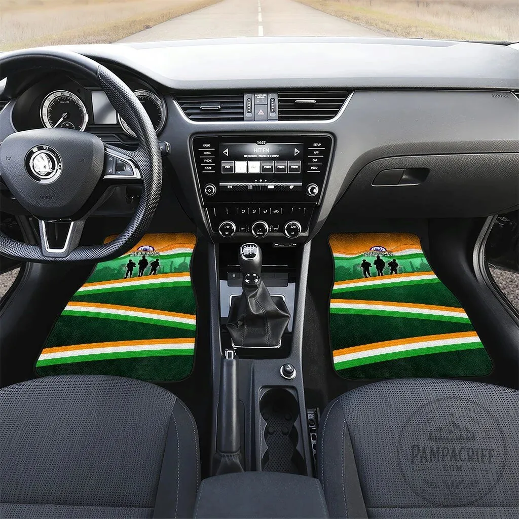 India Armed Forces Flag Day Patriotic Indian Military Car Mat Set 10 India Armed Forces Flag Day Patriotic Indian Military Car Mat Set