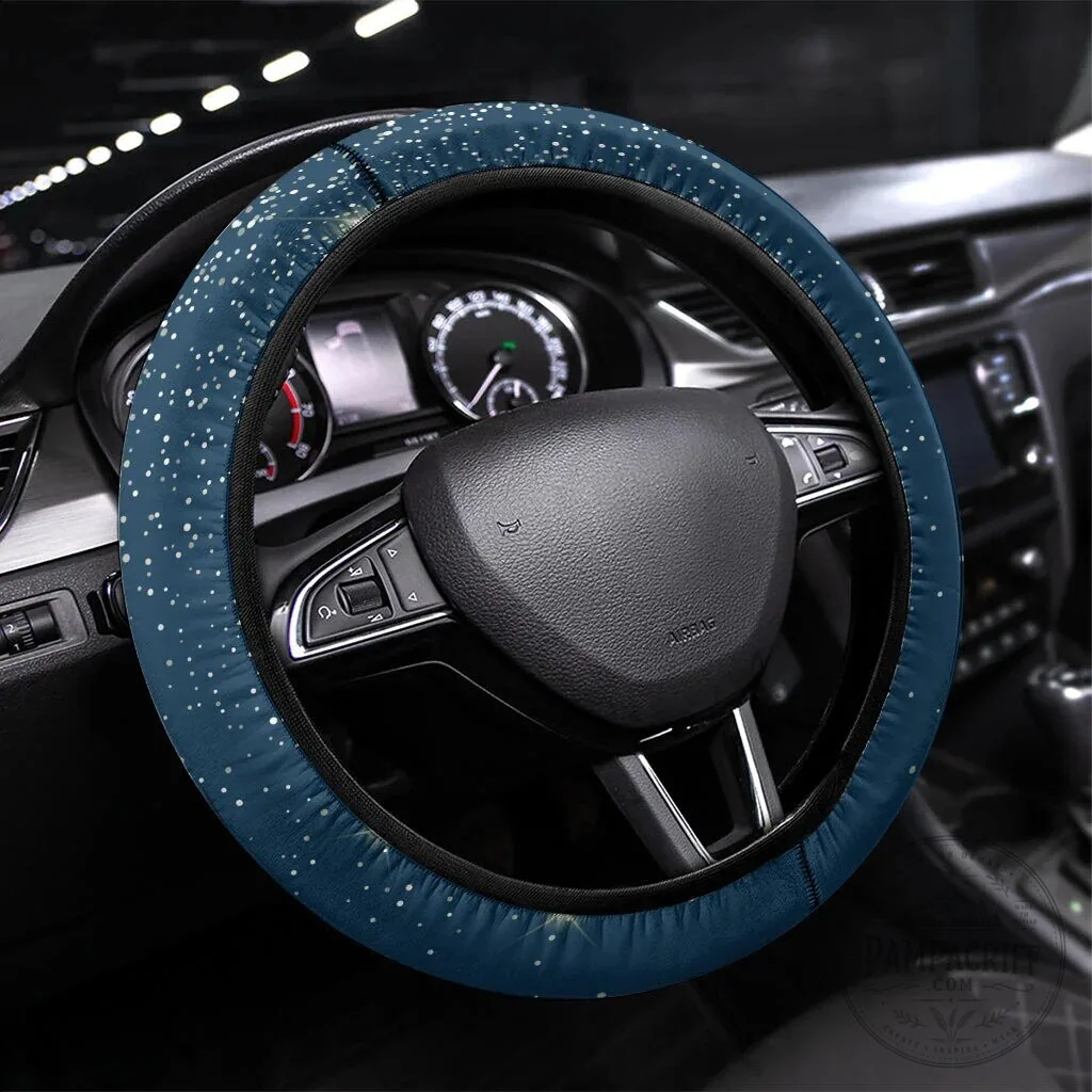 Snowflake Pattern Winter Car Steering Wheel Cover for Women and Men 3 Snowflake Pattern Winter Car Steering Wheel Cover for Women and Men
