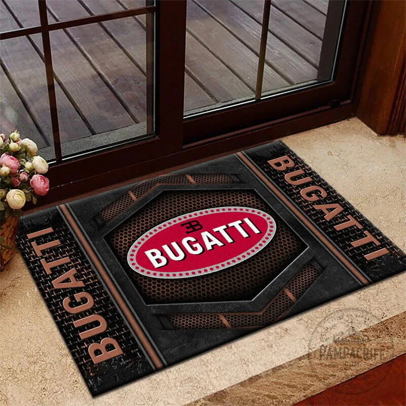 Bugatti Logo Welcome Mat Luxury Car Brand Doormat 11 Bugatti Logo Welcome Mat Luxury Car Brand Doormat