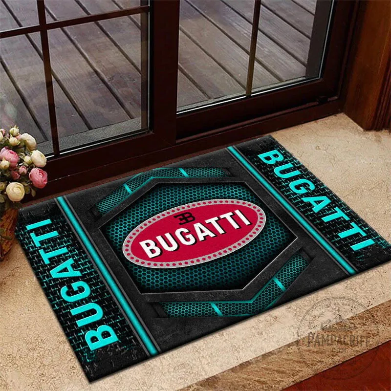 Bugatti Logo Welcome Mat Luxury Car Brand Doormat 12 Bugatti Logo Welcome Mat Luxury Car Brand Doormat