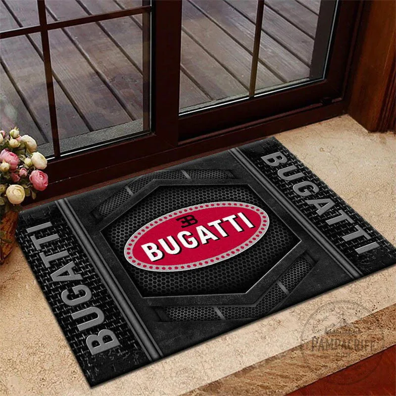 Bugatti Logo Welcome Mat Luxury Car Brand Doormat 14 Bugatti Logo Welcome Mat Luxury Car Brand Doormat
