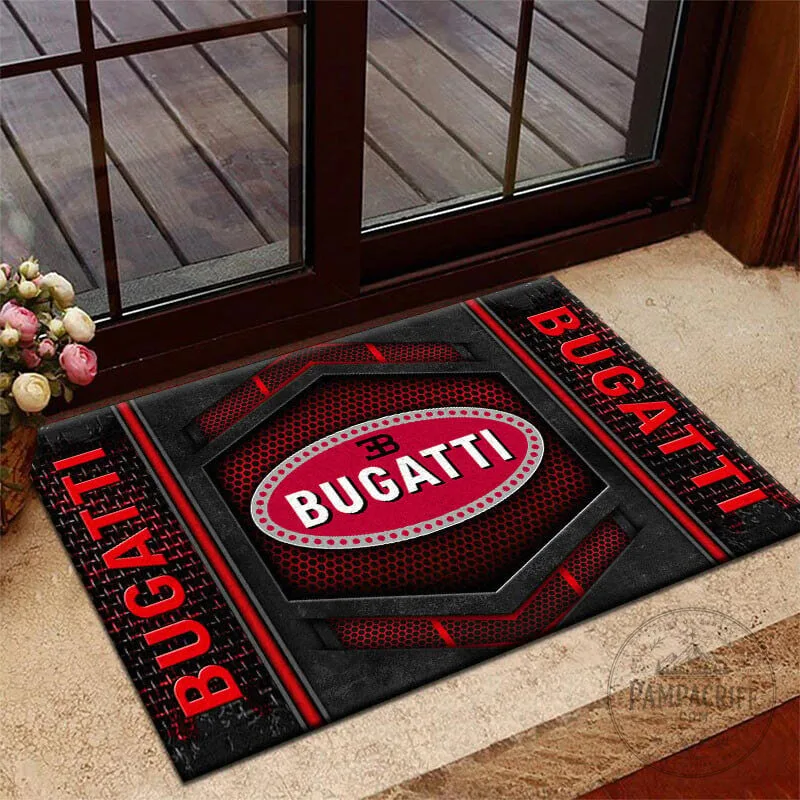 Bugatti Logo Welcome Mat Luxury Car Brand Doormat 17 Bugatti Logo Welcome Mat Luxury Car Brand Doormat