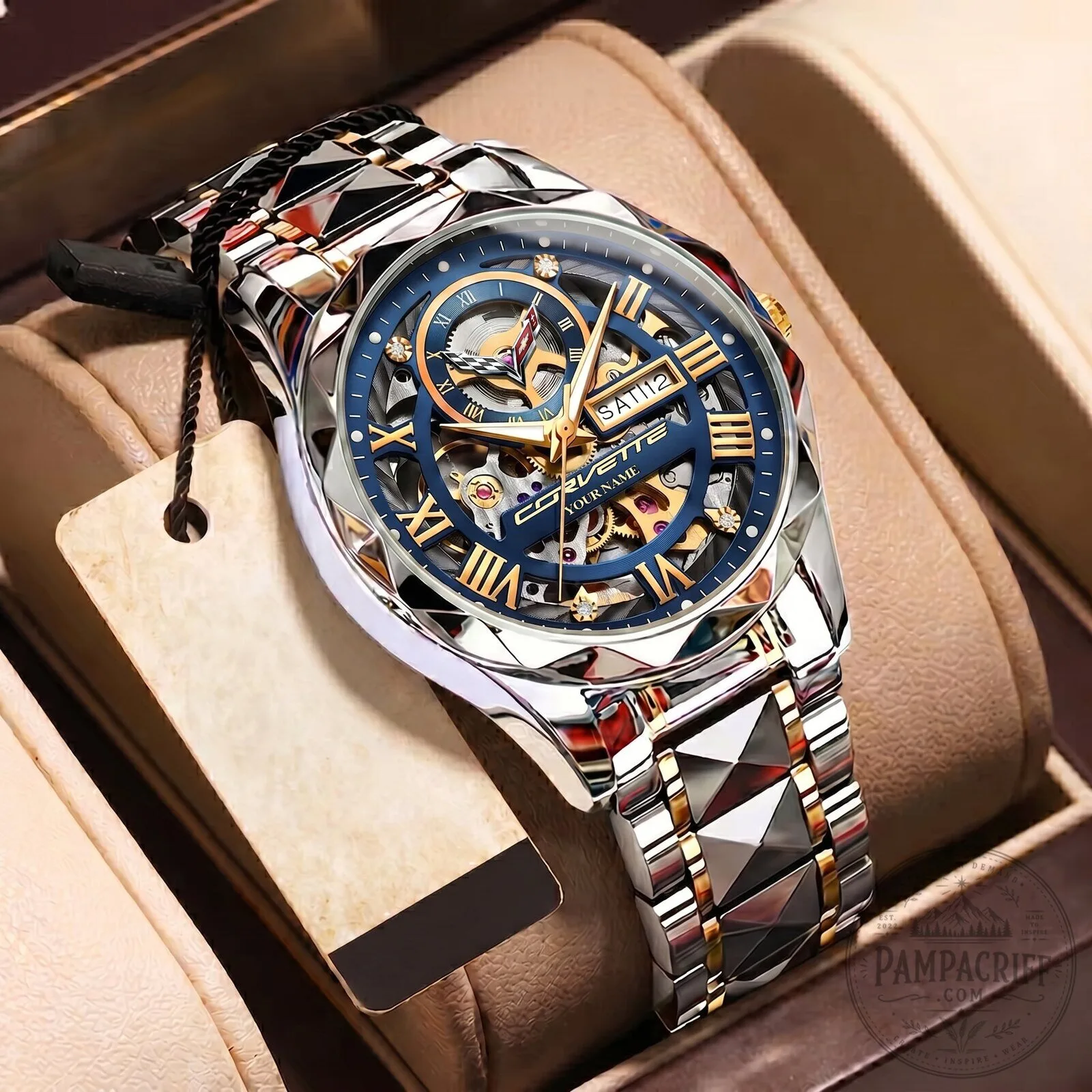 Corvette Custom Name Men's Stylish Fashion Design Watch 9 Corvette Custom Name Men's Stylish Fashion Design Watch
