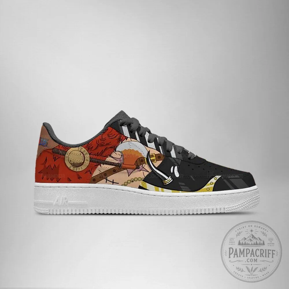 Monkey D Luffy One Piece Anime Character Custom Embossed Logo Shoes 8 Monkey D Luffy One Piece Anime Character Custom Embossed Logo Shoes