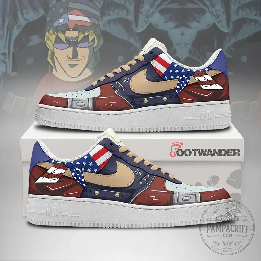 Bandit Keith Yu-Gi-Oh! Anime Custom Design Air Force 1 Shoes 7 Bandit Keith Yu-Gi-Oh! Anime Custom Design Air Force 1 Shoes