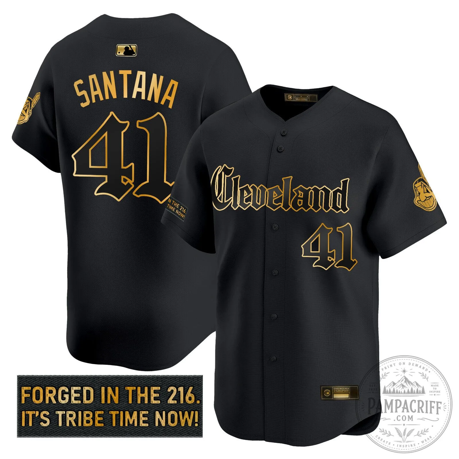 Cleveland Indians José Ramírez Black Gold Baseball Jersey 28 Cleveland Indians José Ramírez Black Gold Baseball Jersey