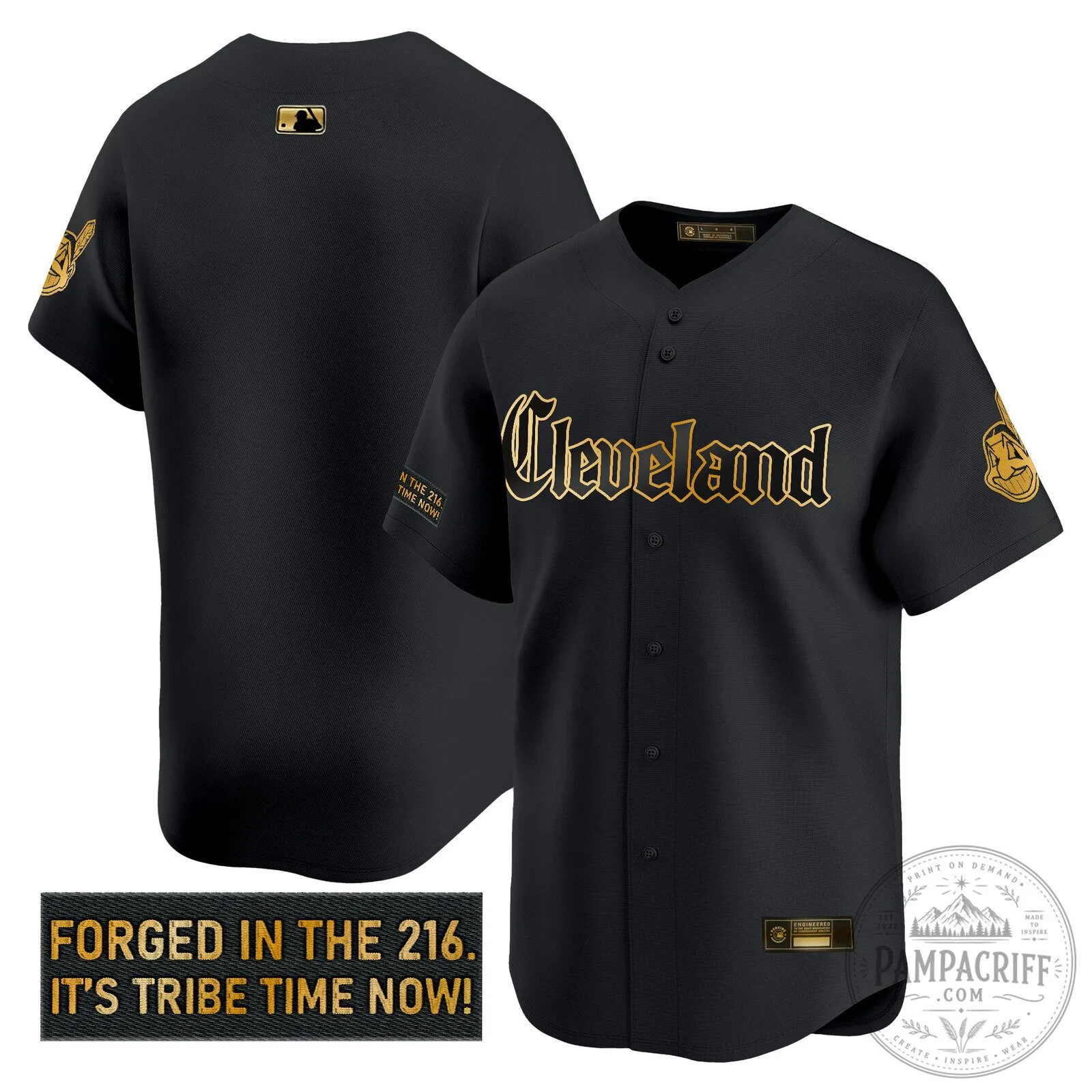 Cleveland Indians José Ramírez Black Gold Baseball Jersey 30 Cleveland Indians José Ramírez Black Gold Baseball Jersey