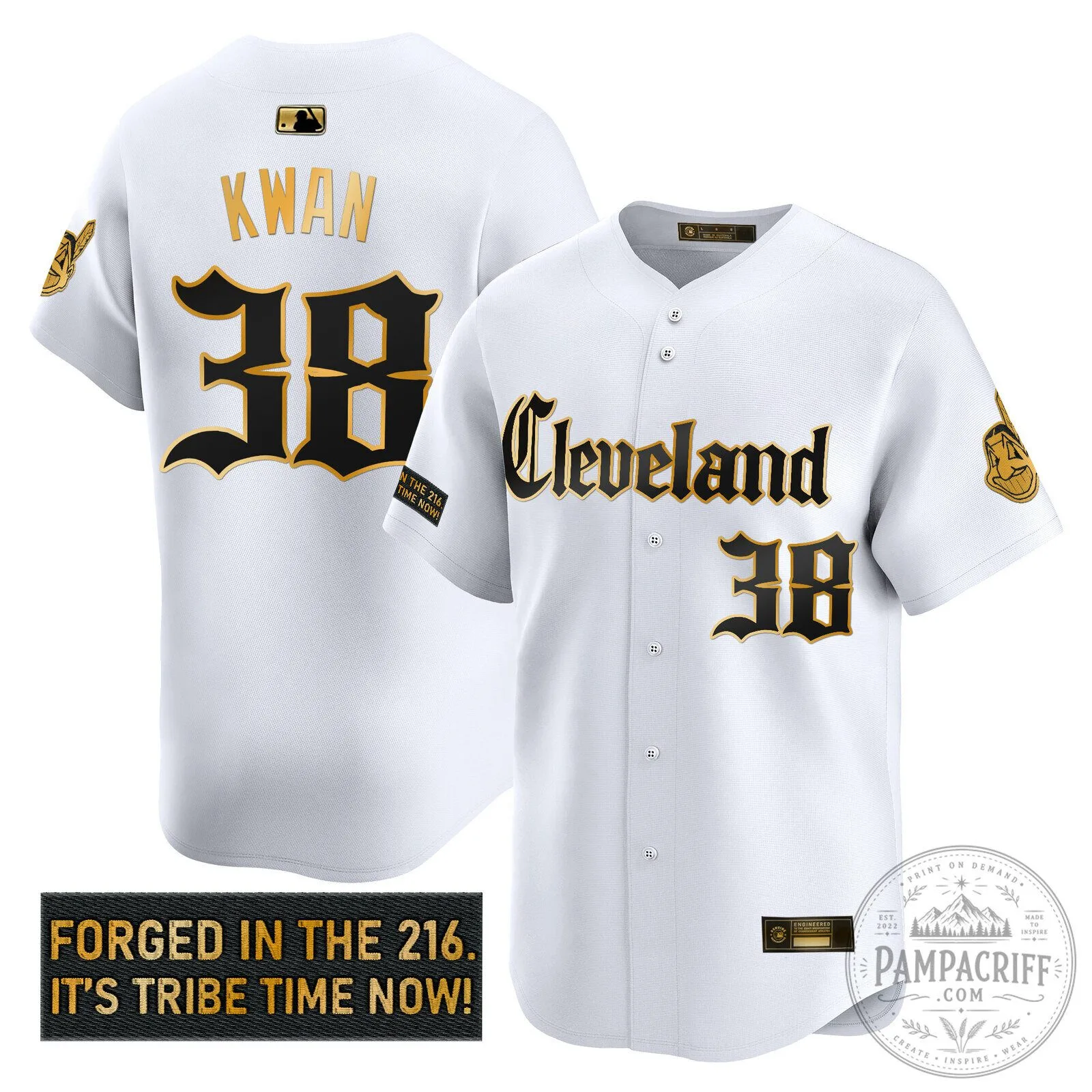 Cleveland Indians José Ramírez Black Gold Baseball Jersey 34 Cleveland Indians José Ramírez Black Gold Baseball Jersey