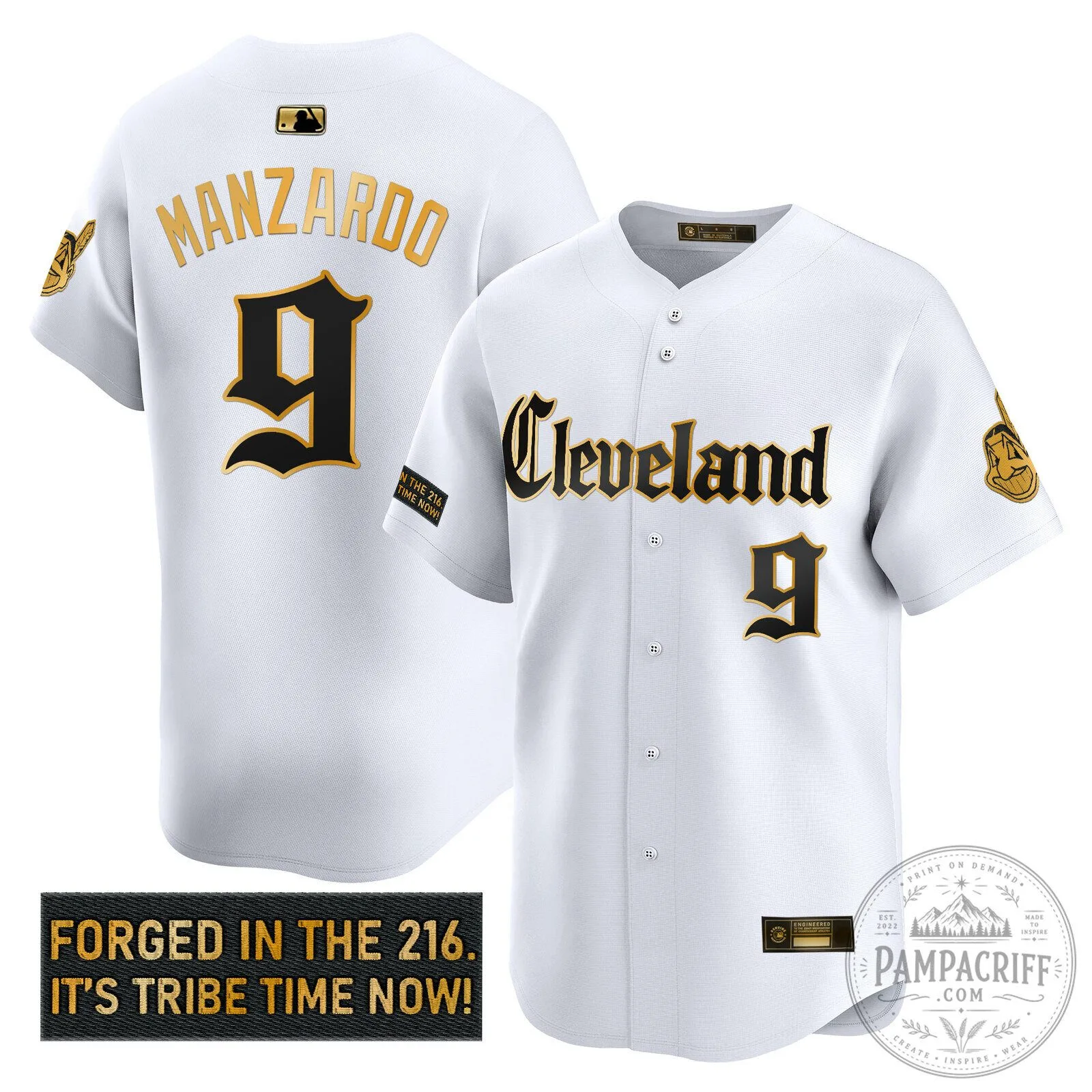 Cleveland Indians José Ramírez Black Gold Baseball Jersey 36 Cleveland Indians José Ramírez Black Gold Baseball Jersey