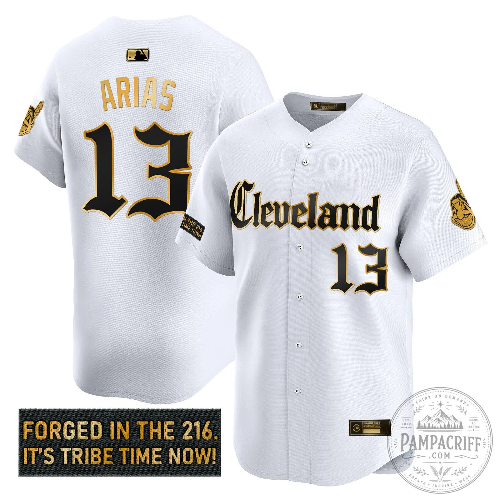 Cleveland Indians José Ramírez Black Gold Baseball Jersey 38 Cleveland Indians José Ramírez Black Gold Baseball Jersey