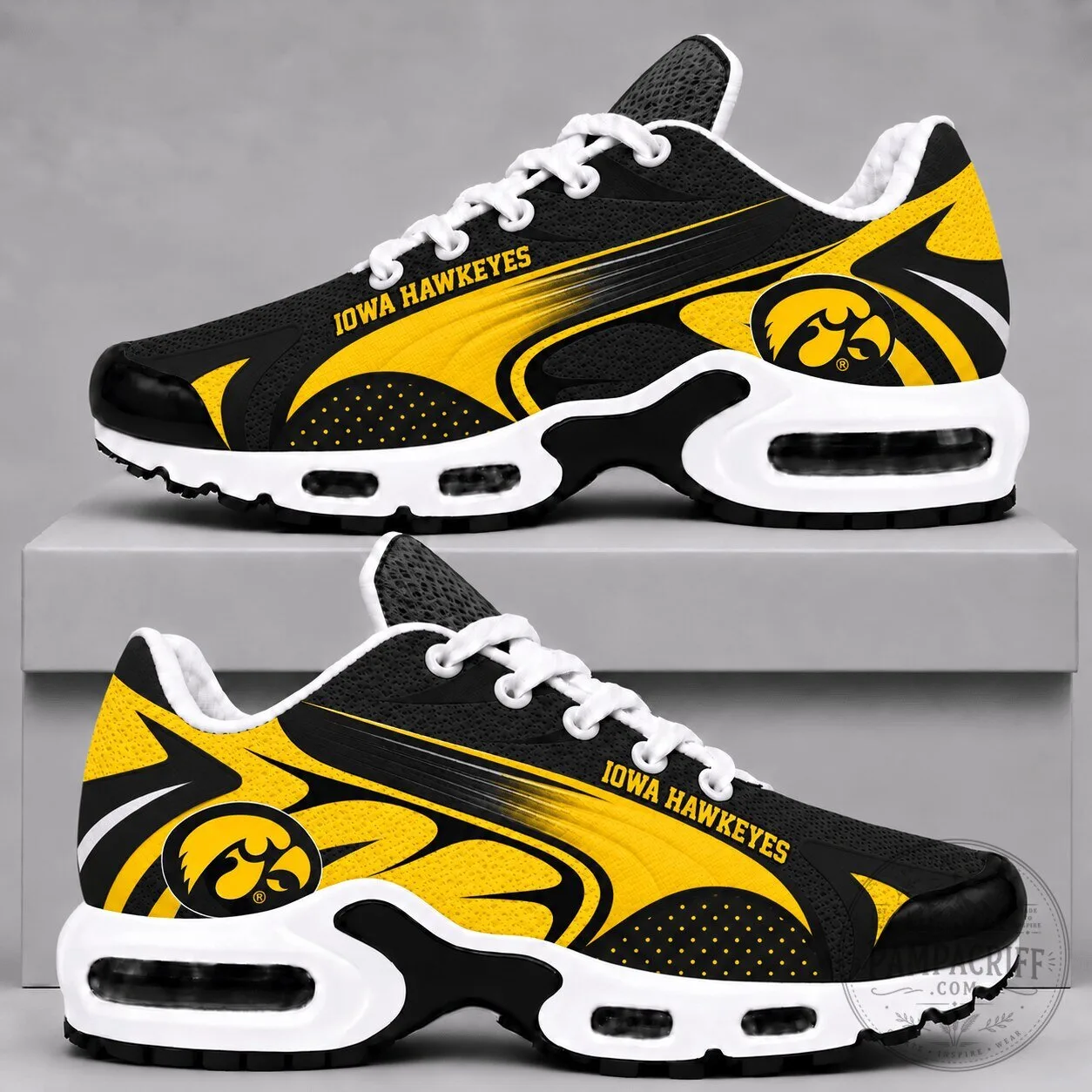 Iowa Hawkeyes Premium Air Max Style Sneakers 5 Iowa Hawkeyes Premium Air Max Style Sneakers