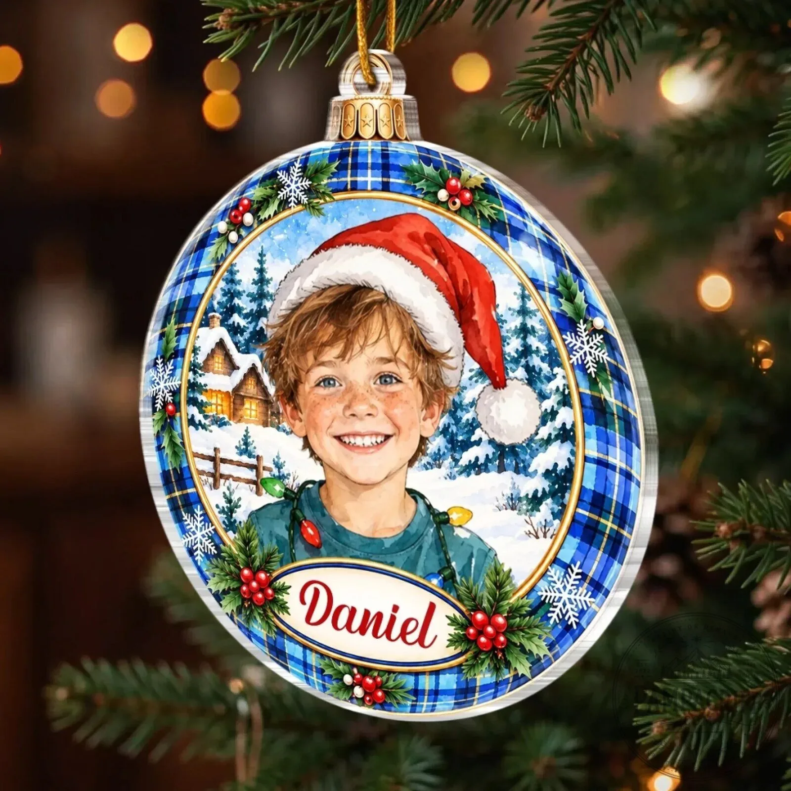 Personalized Christmas Photo Ornament Custom Family Keepsake Gift 12 Personalized Christmas Photo Ornament Custom Family Keepsake Gift