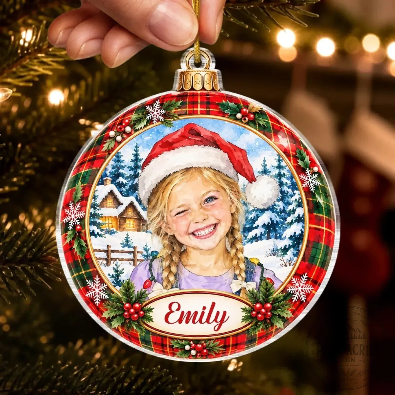 Personalized Christmas Photo Ornament Custom Family Keepsake Gift 13 Personalized Christmas Photo Ornament Custom Family Keepsake Gift