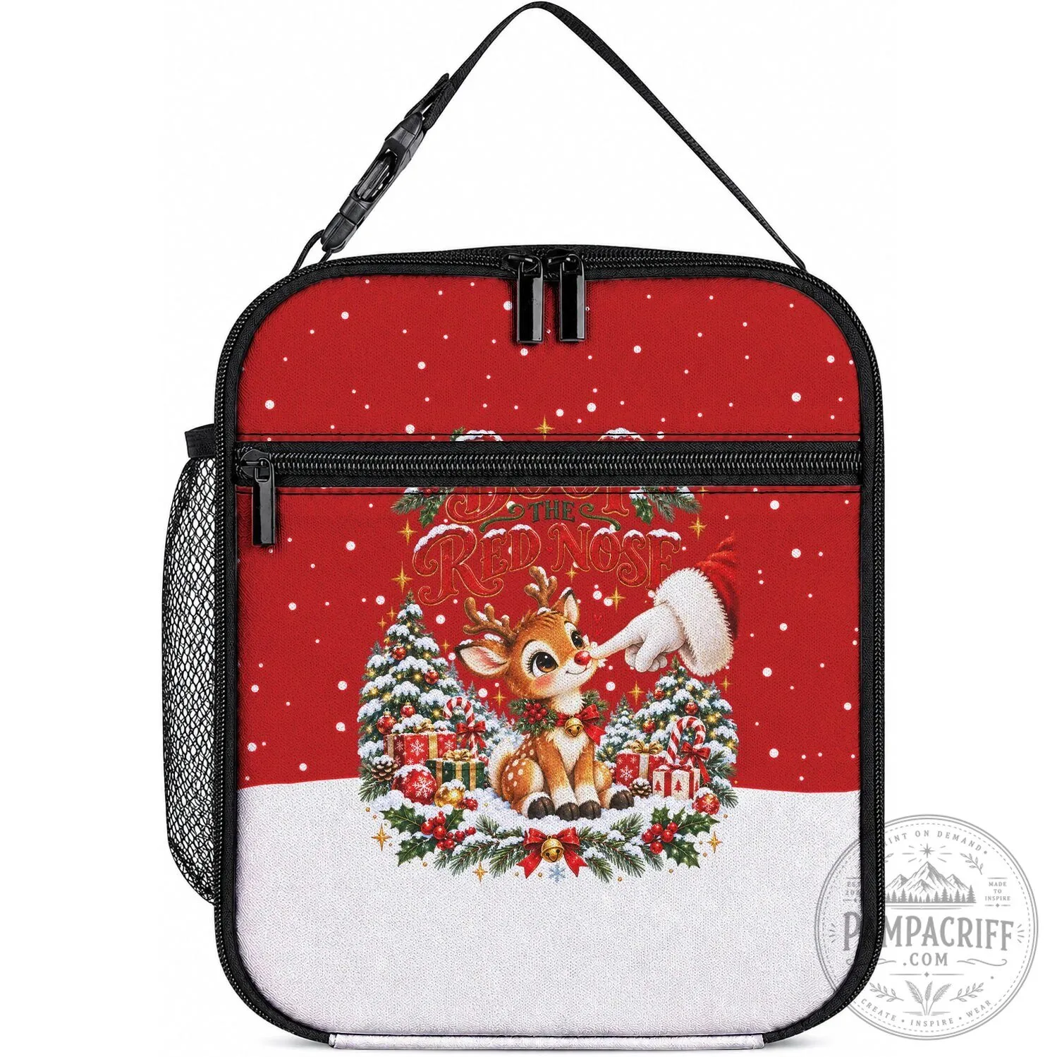 Rudolph The Red-Nosed Reindeer Christmas Lunch Bag