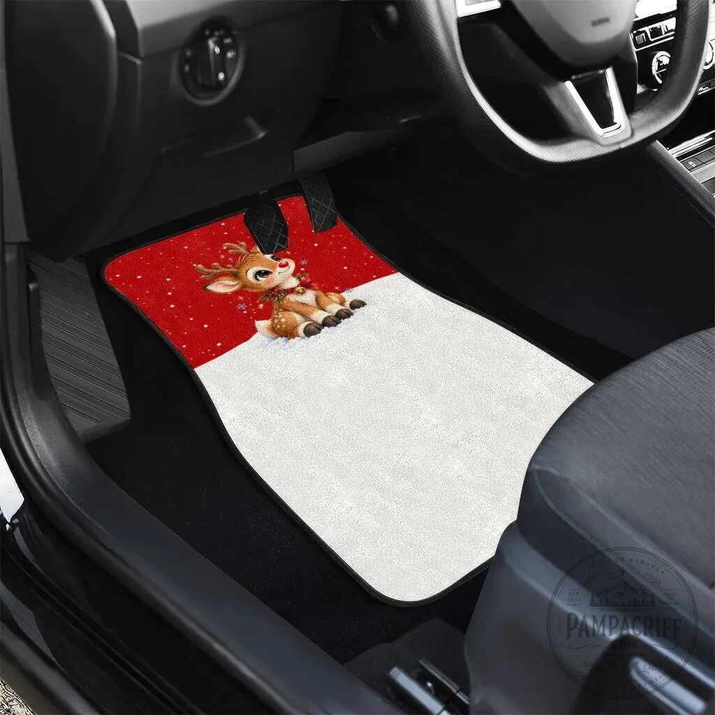 Cute Reindeer Boop Christmas Car Mats The Red Nose Festive Vintage Winter Snow 13 Cute Reindeer Boop Christmas Car Mats The Red Nose Festive Vintage Winter Snow