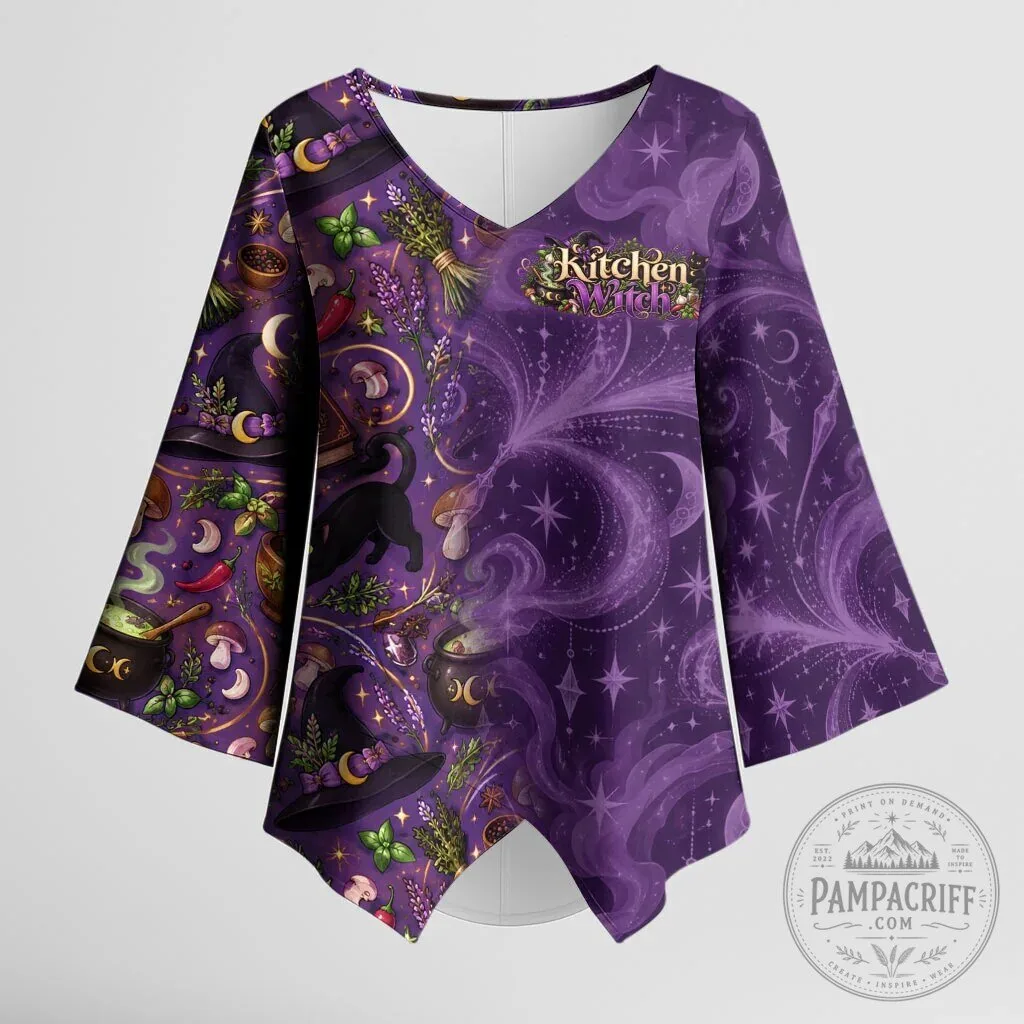 Kitchen Witch Mystical Magic Herb Cauldron Black Cat T-Shirt 15 Kitchen Witch Mystical Magic Herb Cauldron Black Cat T-Shirt