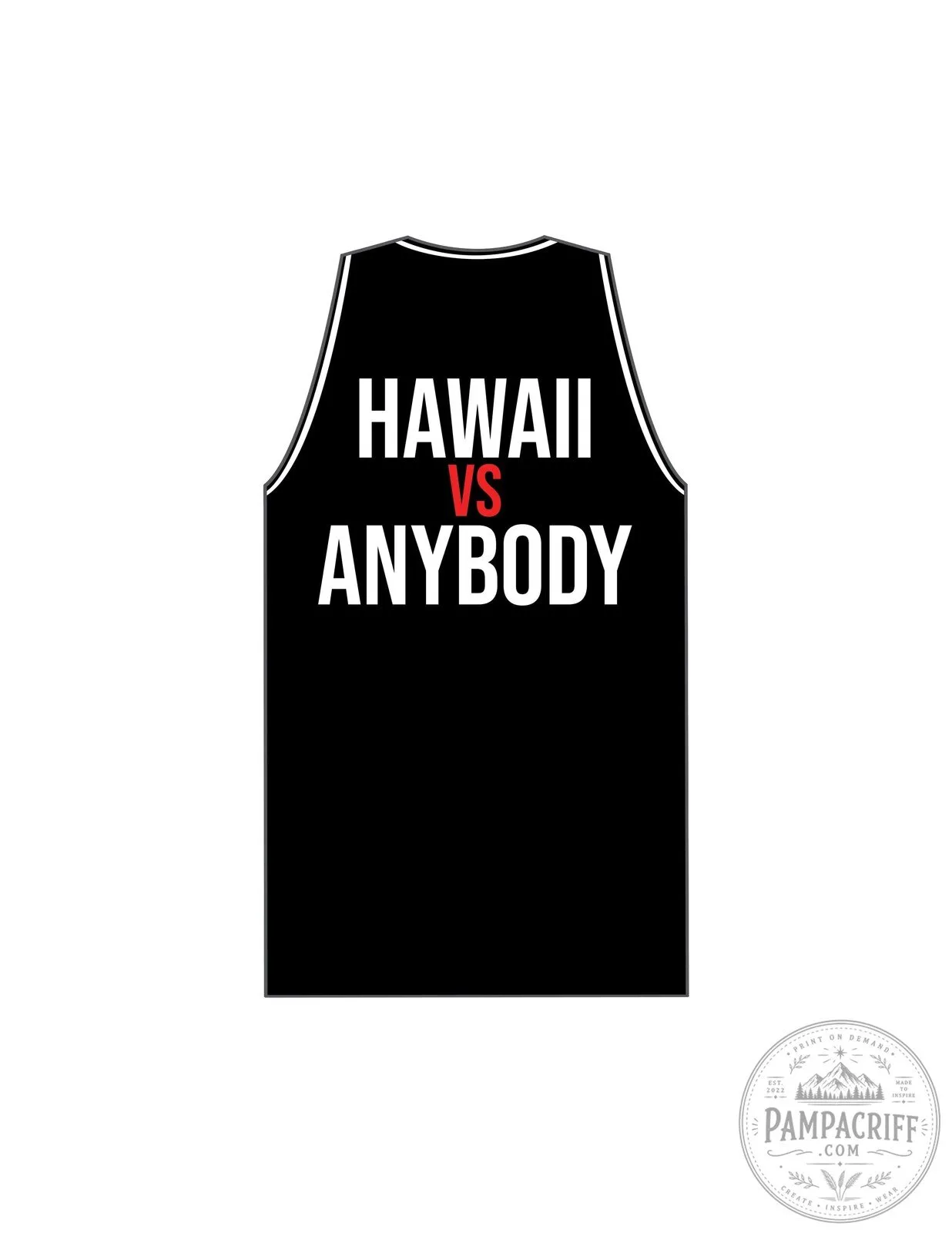 Hawaii's Finest Boxing Gloves Black Tank Top for Men and Women 5 Hawaii