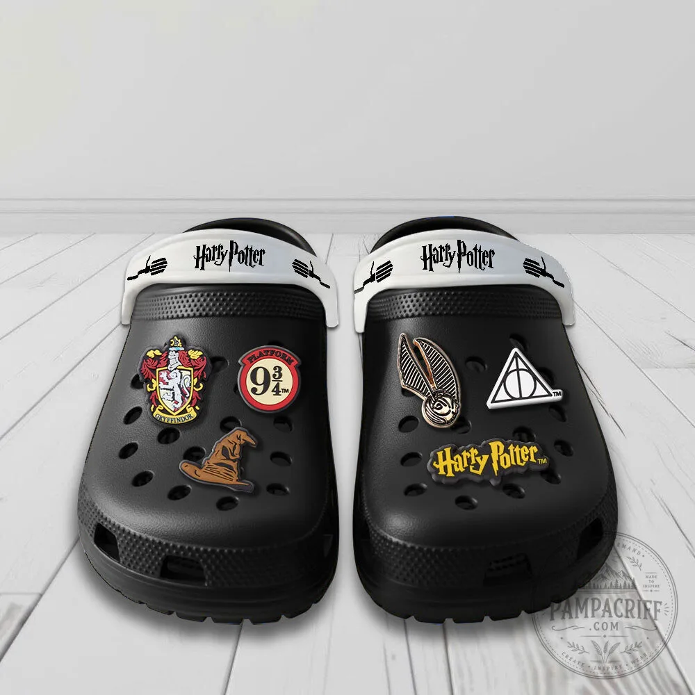 Harry Potter Hogwarts Gryffindor Platform 9 3/4 Clogs 3 Harry Potter Hogwarts Gryffindor Platform 9 3/4 Clogs