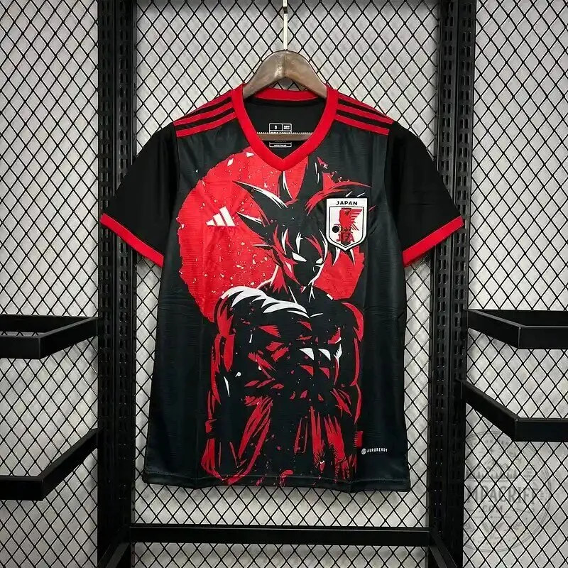 Dragon Ball Z Goku Super Saiyan Japan National Football Team Soccer Jersey