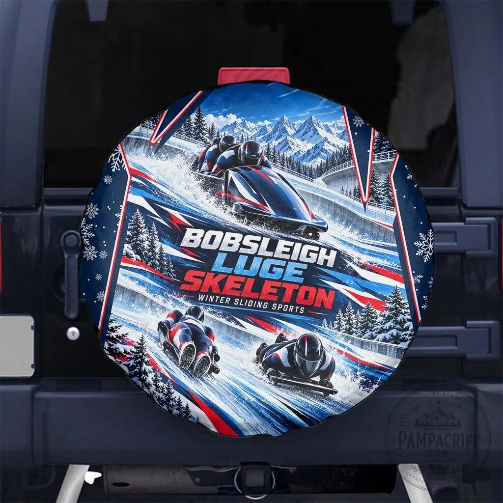 Minnesota Wild Legends and Stars 2026 Christmas Advent Calendar 4 Bobsleigh Luge Skeleton Winter Sliding Sports Spare Tire Cover for Jeep SUV