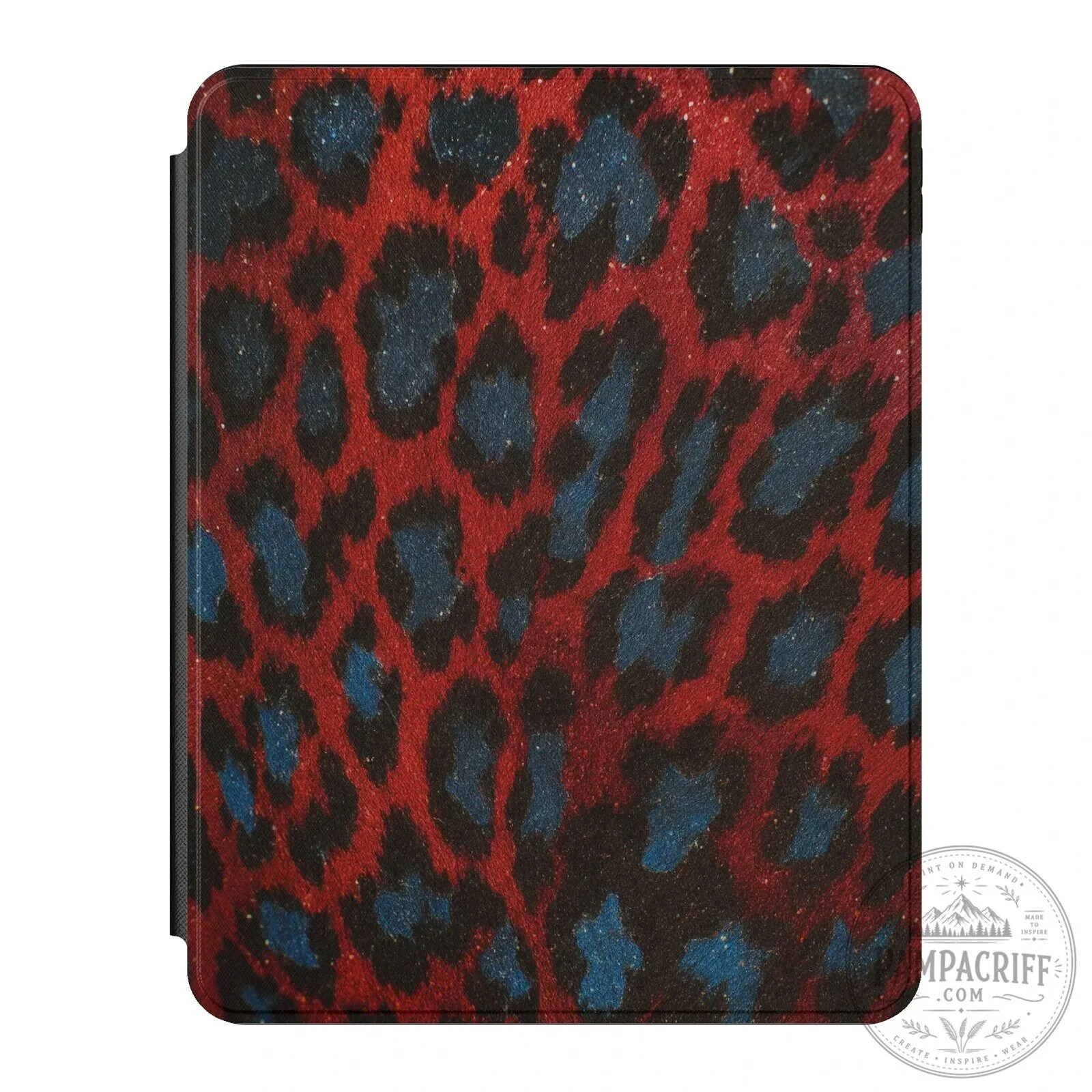 Red and Blue Leopard Print Animal Pattern iPad Case 7 Red and Blue Leopard Print Animal Pattern iPad Case