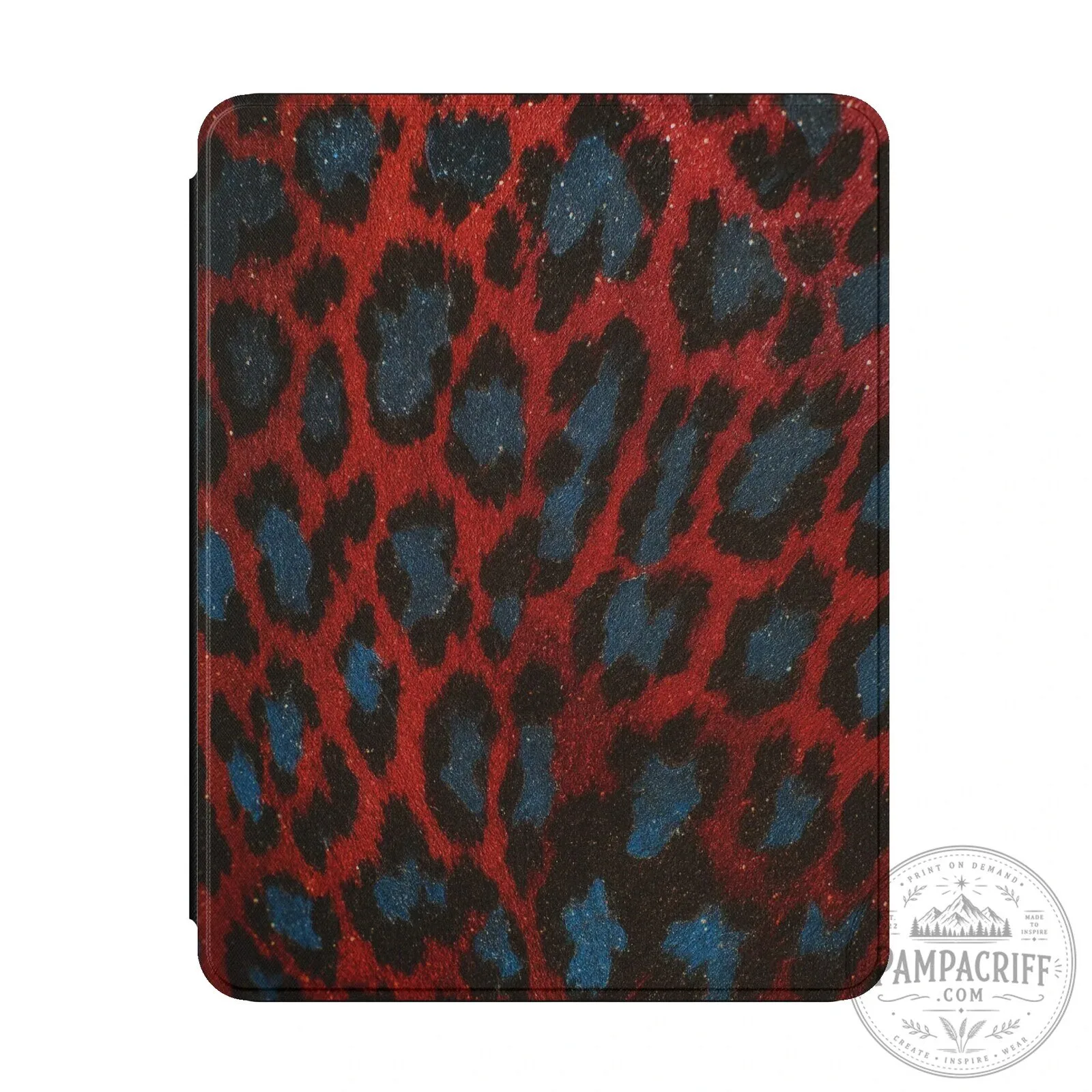Red and Blue Leopard Print Animal Pattern iPad Case 8 Red and Blue Leopard Print Animal Pattern iPad Case