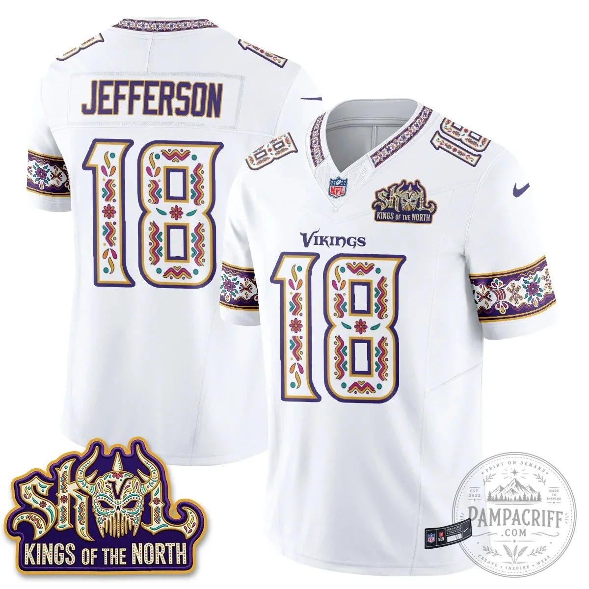 Justin Jefferson Latino Heritage Month Jersey for Minnesota Vikings Football 4 Justin Jefferson Latino Heritage Month Jersey for Minnesota Vikings Football