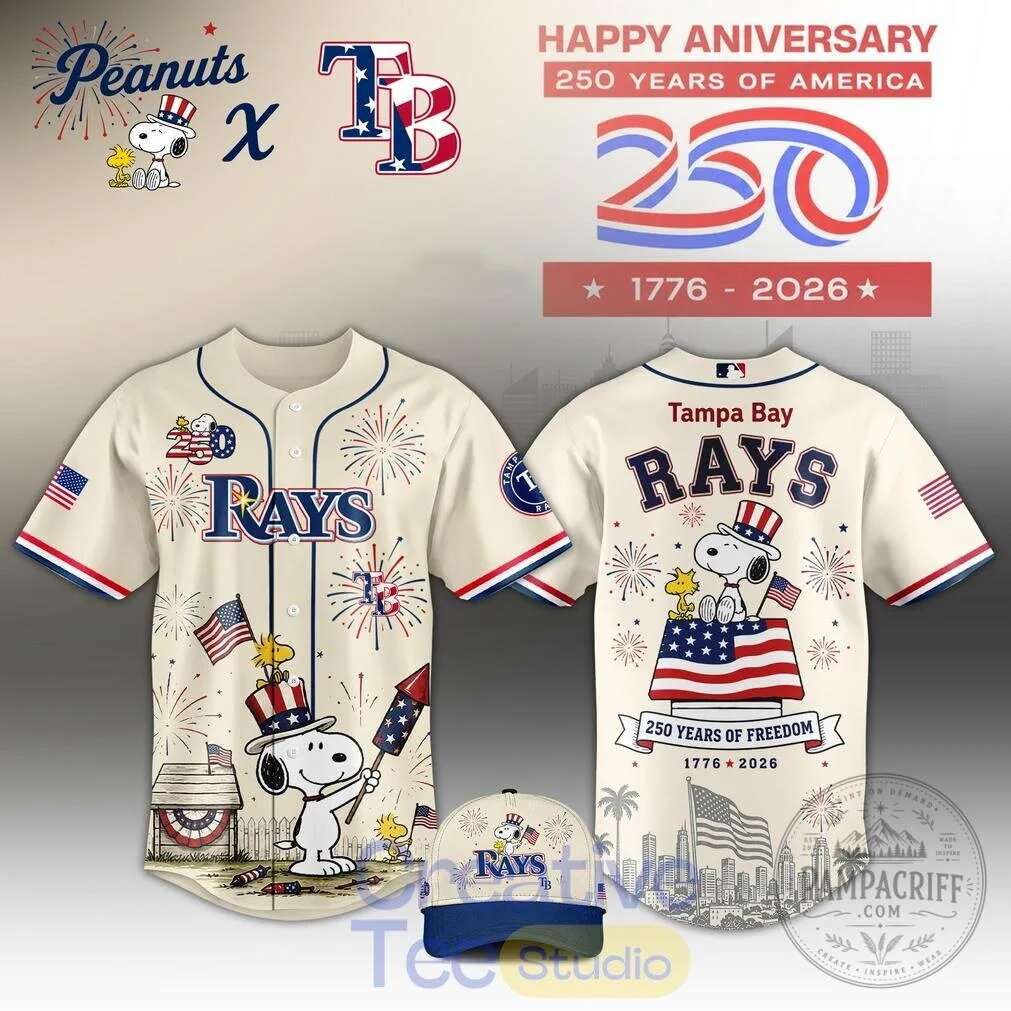 Snoopy Peanuts Baseball Teams 250 Years of America Anniversary Jersey 11 Snoopy Peanuts Baseball Teams 250 Years of America Anniversary Jersey