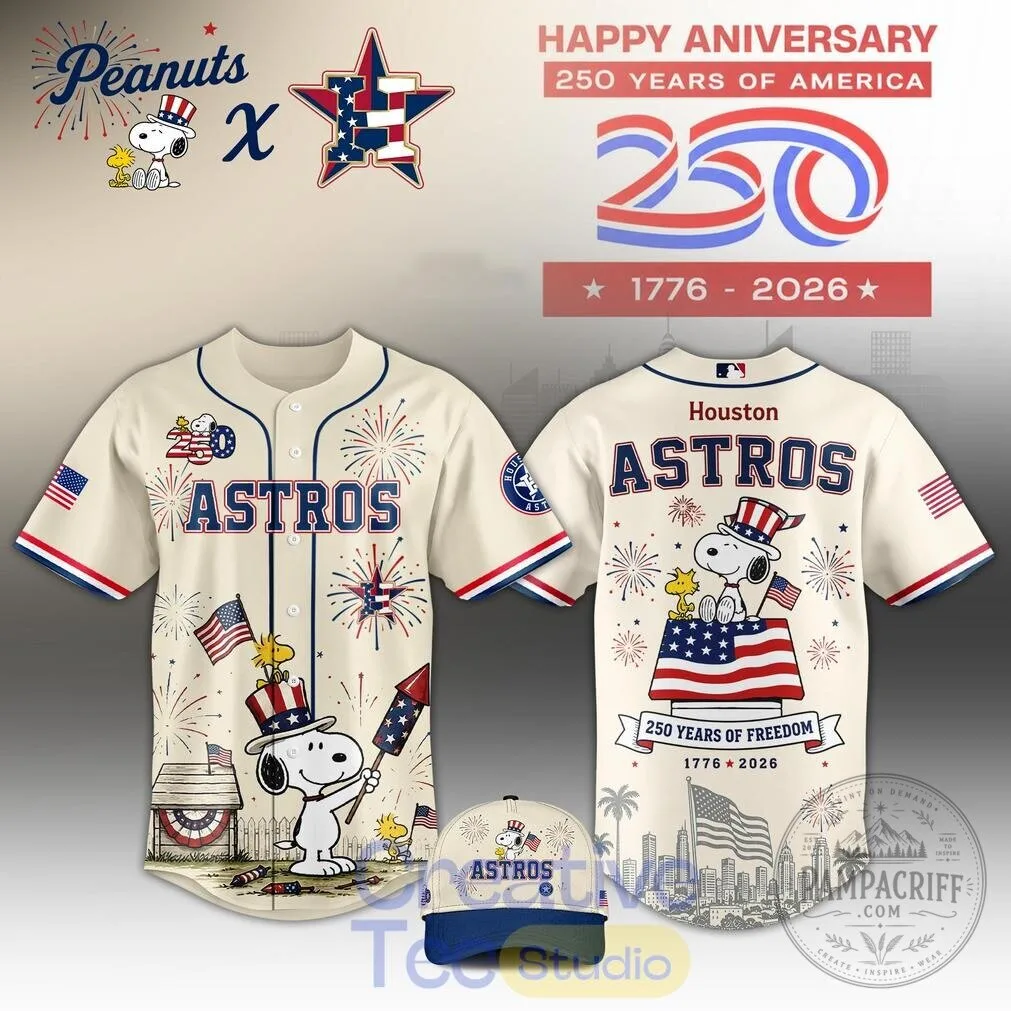 Snoopy Peanuts Baseball Teams 250 Years of America Anniversary Jersey 12 Snoopy Peanuts Baseball Teams 250 Years of America Anniversary Jersey