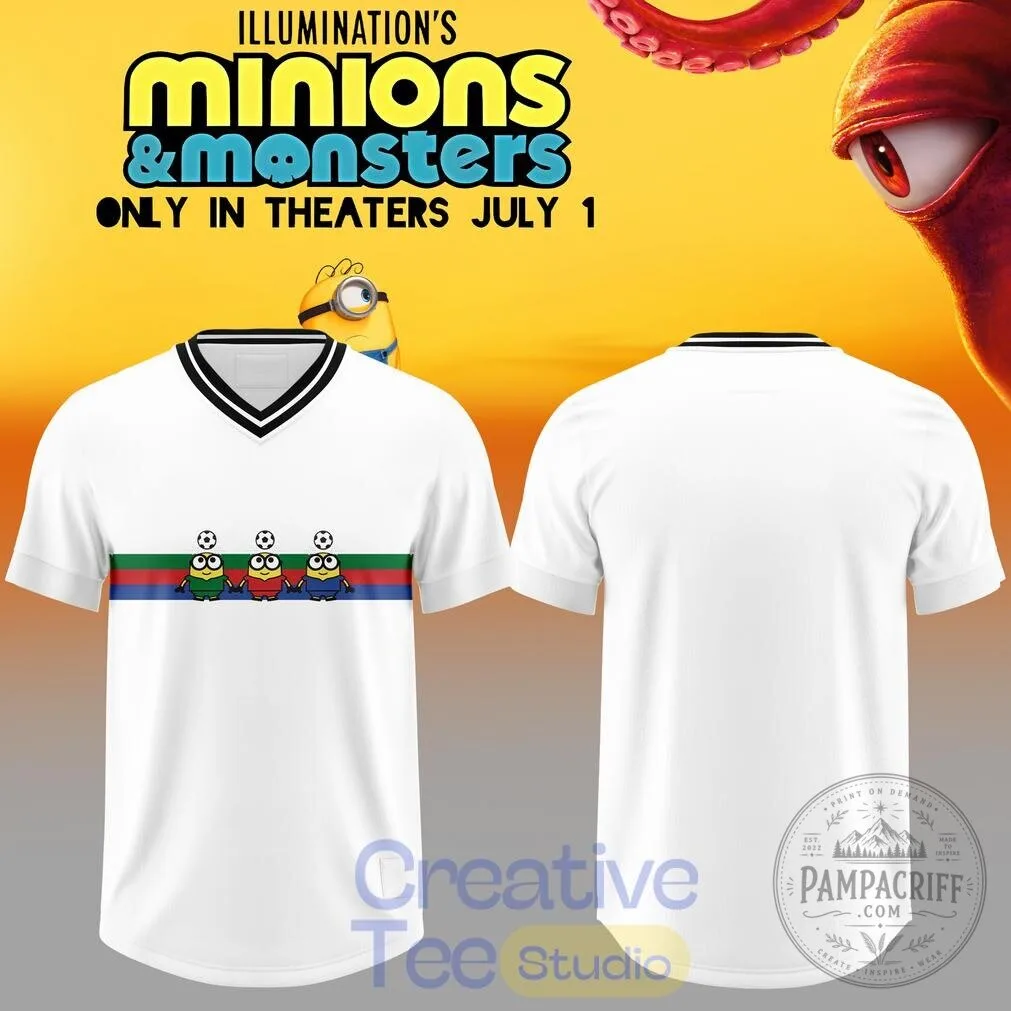 Minions & Monsters World Cup Football Soccer Team Fan Jersey 8 Minions & Monsters World Cup Football Soccer Team Fan Jersey