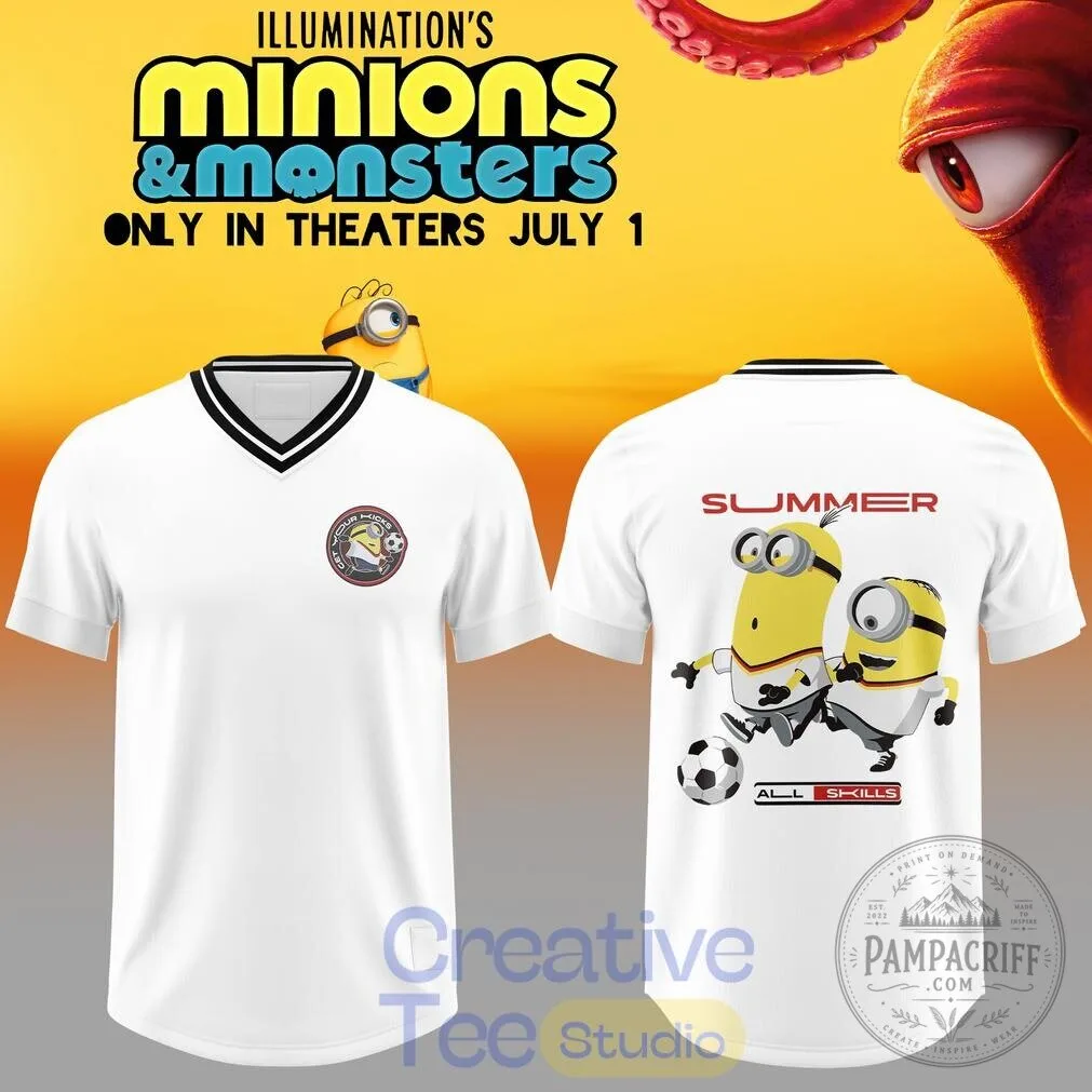 Minions & Monsters World Cup Football Soccer Team Fan Jersey 9 Minions & Monsters World Cup Football Soccer Team Fan Jersey