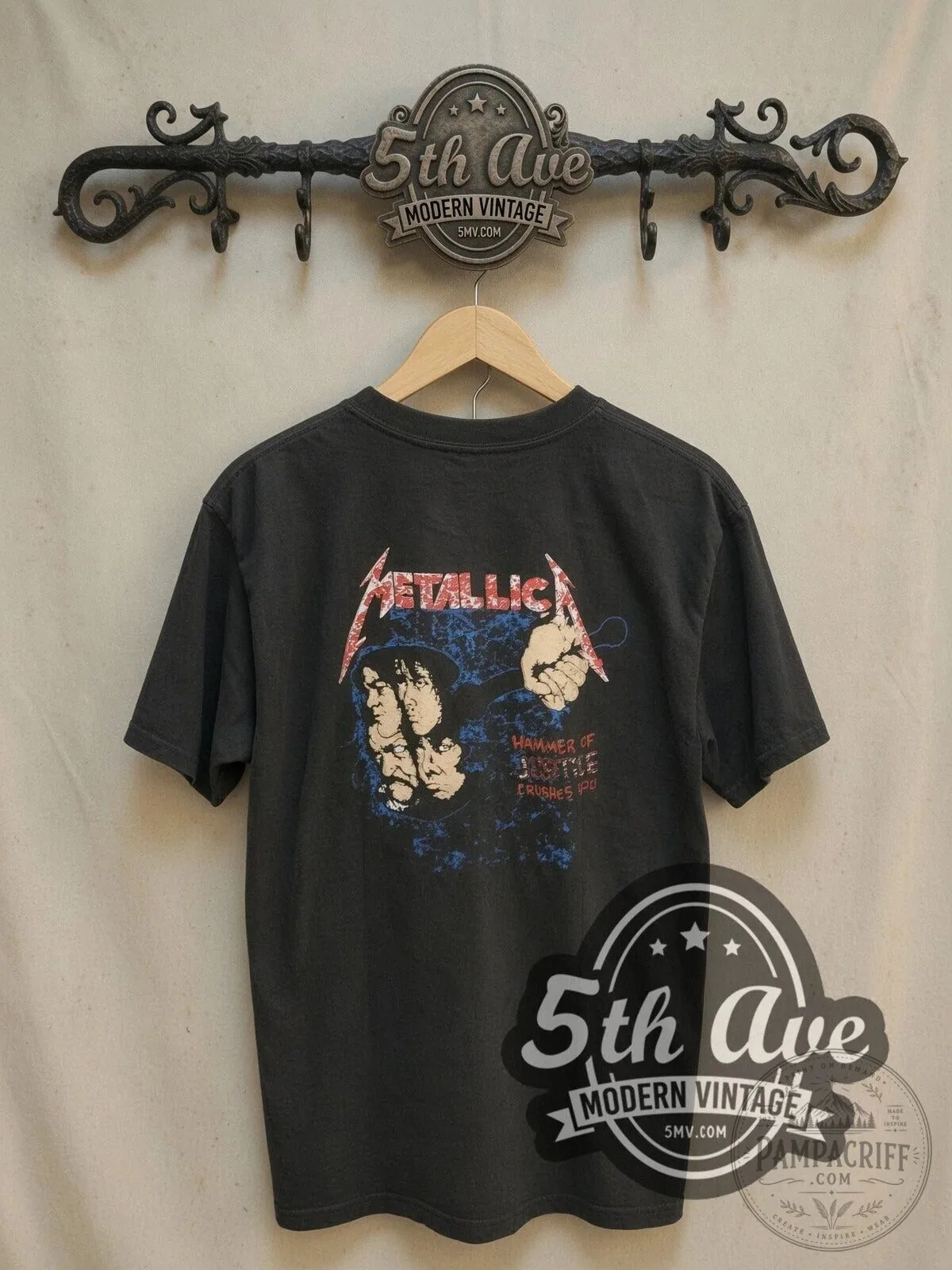 Metallica Damaged Justice Skull Graphic Print Vintage Style Band T-Shirt 9 Metallica Damaged Justice Skull Graphic Print Vintage Style Band T-Shirt