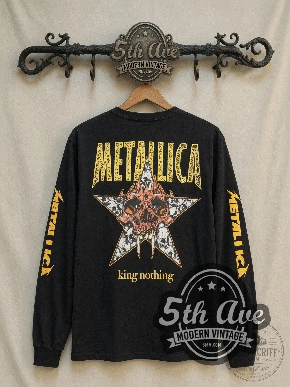 Metallica Careful What You Wish Vintage Band Long Sleeve T-Shirt 7 Metallica Careful What You Wish Vintage Band Long Sleeve T-Shirt